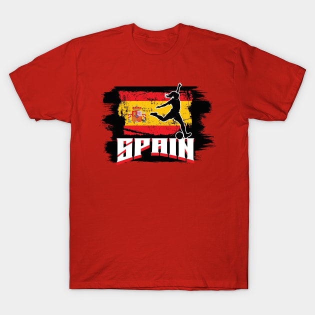 Spanish womens football T-Shirt by EndStrong